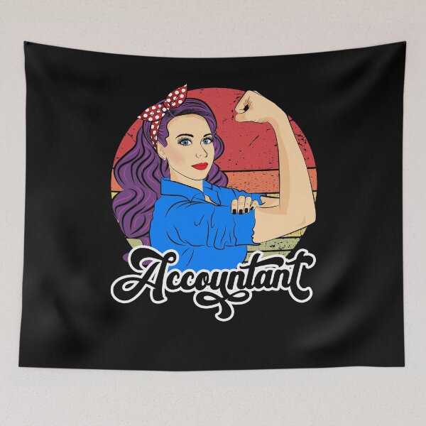 Item preview, Vintage Accountant Strong Woman Accountant Female designed and sold by ZNOVANNA.