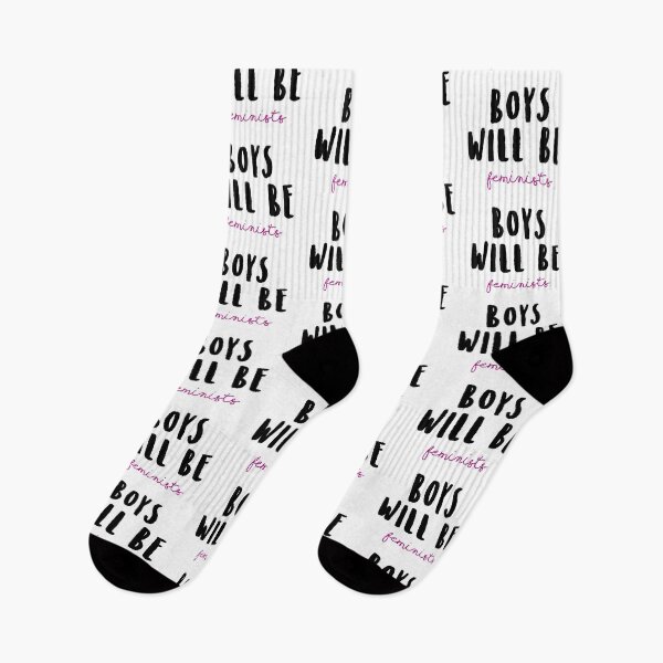 Item preview, Boys will be feminists - girl power - girls quotes designed and sold by Tropical Blood.