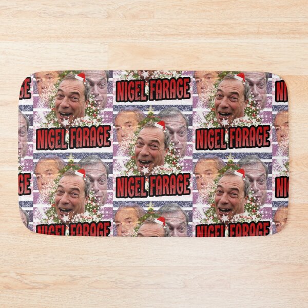 Item preview, Nigel Farage Funny Xmas Tree Snow Decorations Ugly Christmas Sweater designed and sold by lukeyr1.