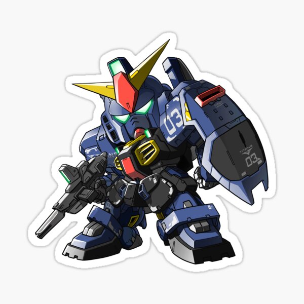 SD Gundam Mk II - Titans colors (Unit 03) Sticker