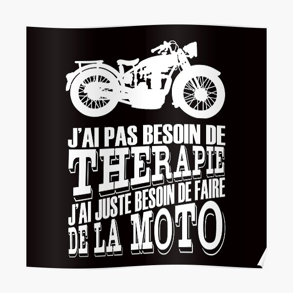 Thérapie Motard Motarde J/'ai besoin de faire de la Moto Sweat à Capuche
