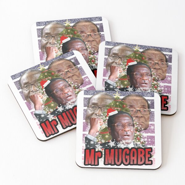 Item preview, Robert Mugabe Former President Zimbabwe Funny Xmas Tree Snow Decorations Ugly Christmas Sweater designed and sold by lukeyr1.