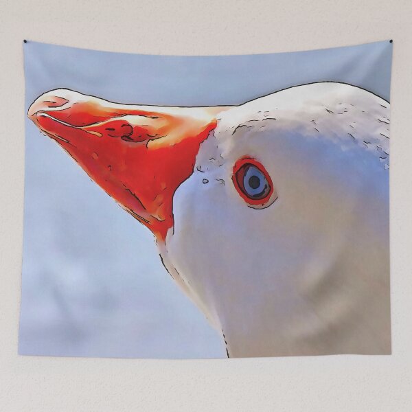 Item preview, Artistic Duck Black Outline Art designed and sold by taiche.