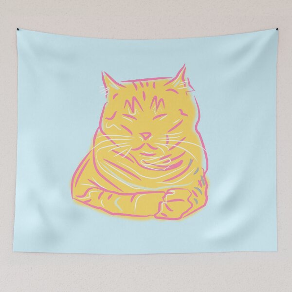 Item preview, Meditating Cat designed and sold by catnamedtiffany.