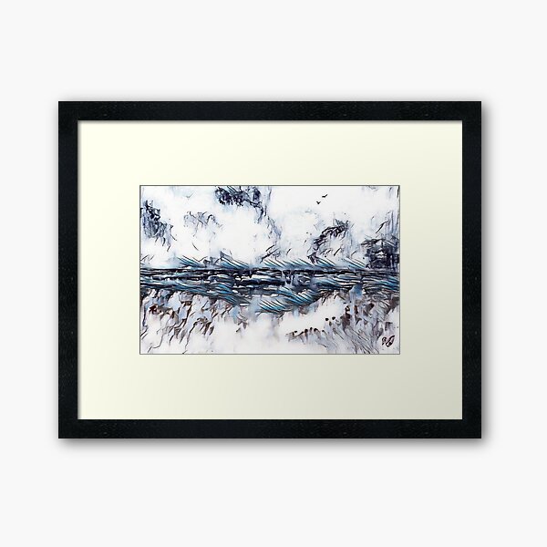Holiday Dreaming 9 designed and created by (c) Janet Watson Art Framed Art Print