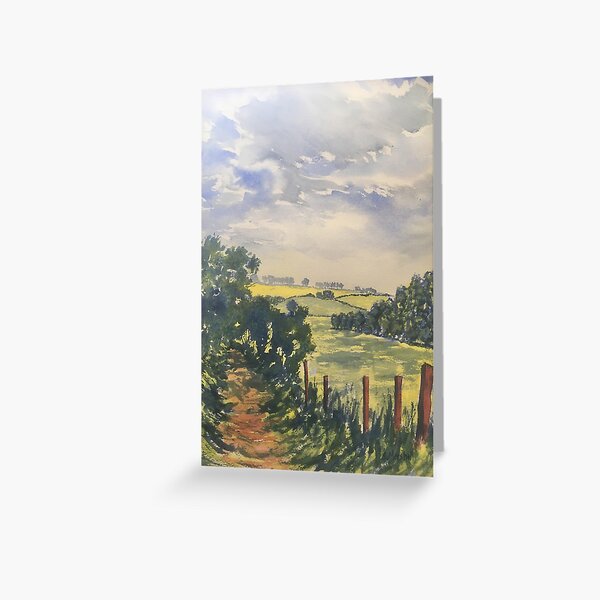 Green Road off Fordon Road Greeting Card