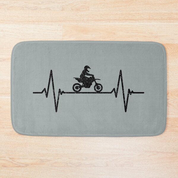 Item preview, Motocross heartbeat - Supermoto pulse designed and sold by PandaPope.