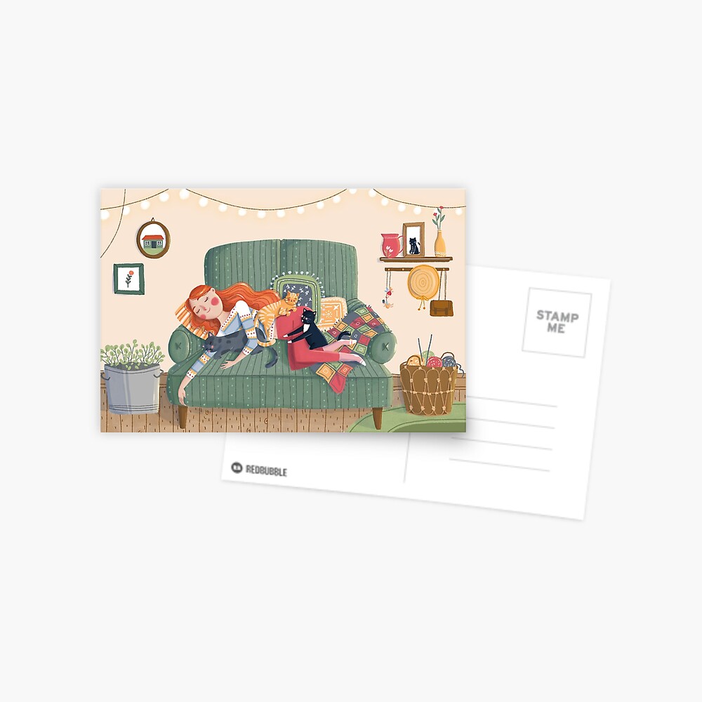 Vista previa del artículo con la obra «Postal», diseñado y vendido por paulahurtado.