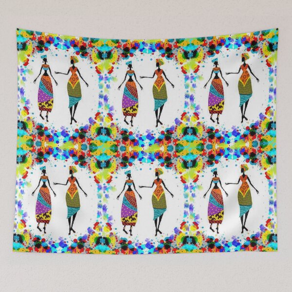 Artikelvorschau, VIBRANT ETHNIC ABSTRACTO, bunte Abstraktion, psychedelische Arte Abstracto, abstraktes Kunstdesign entworfen und verkauft von Adri Barnard.