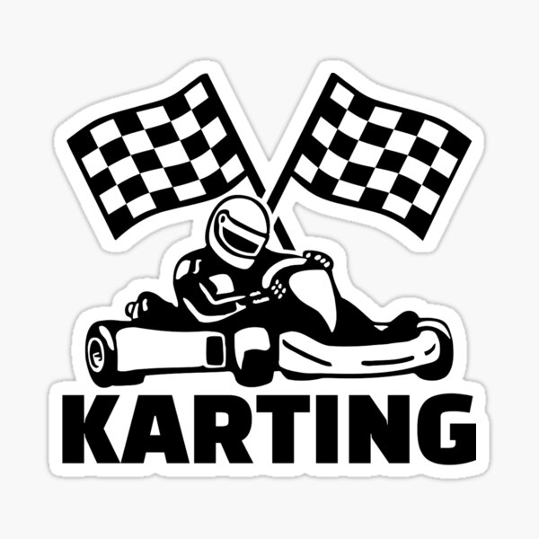 Karting Stickers | Redbubble