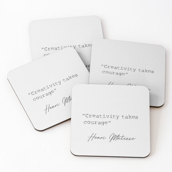 Item preview, Creativity takes courage. designed and sold by Ariana Mila -  Awesome quotes.
