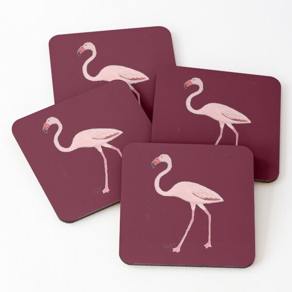 Flamingo Coasters (Set of 4)