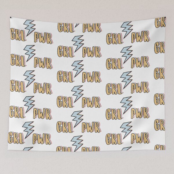 Item preview, GIRL POWER - GRL PWR - FEMINIST  designed and sold by Tropical Blood.