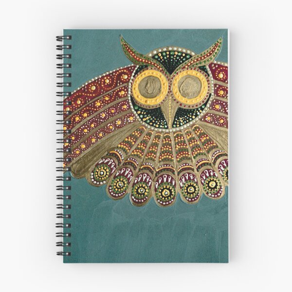Item preview, Garnet owl designed and sold by Paulina Dabrowska-Dorozynska.