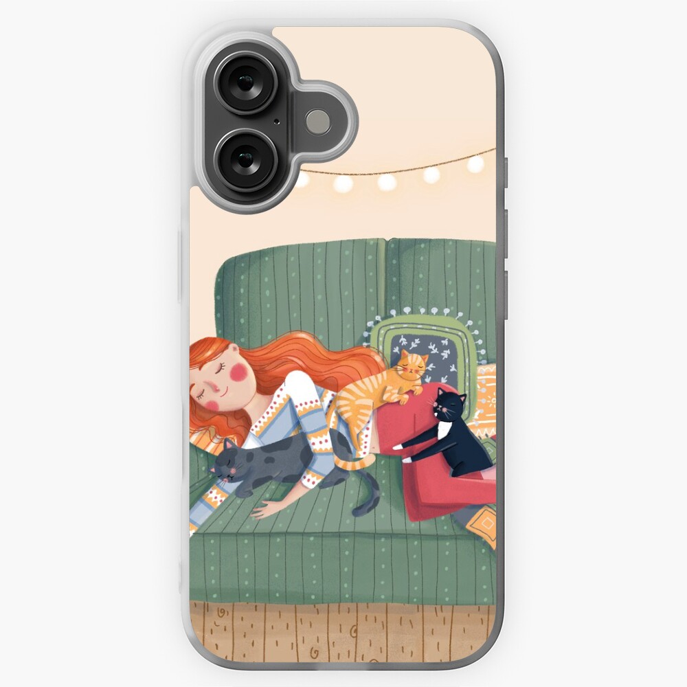 Vista previa del artículo con la obra «Funda blanda para iPhone», diseñado y vendido por paulahurtado.