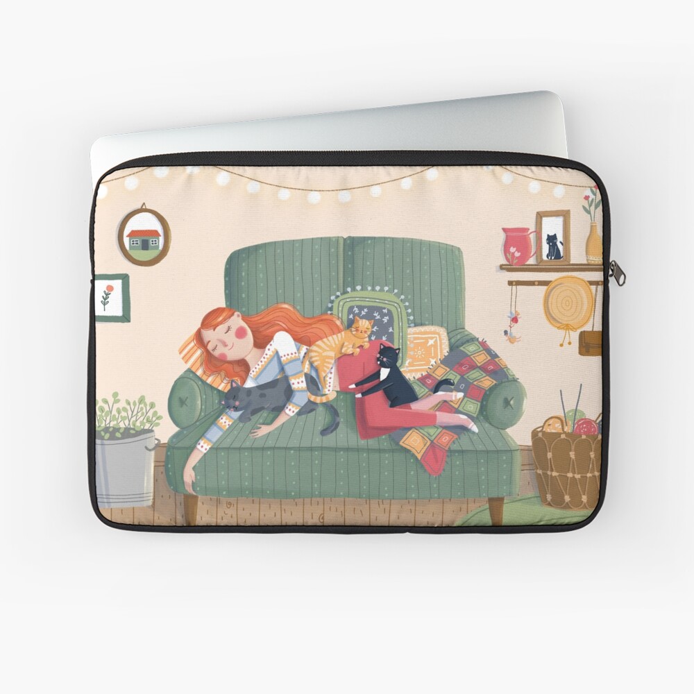 Vista previa del artículo con la obra «Funda para portátil», diseñado y vendido por paulahurtado.