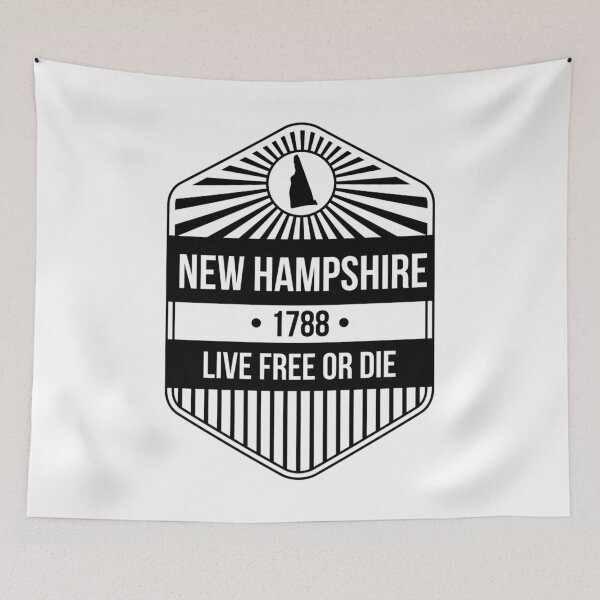 Item preview, New Hampshire State Motto graphic - Live Free Or Die designed and sold by jakehughes2015.