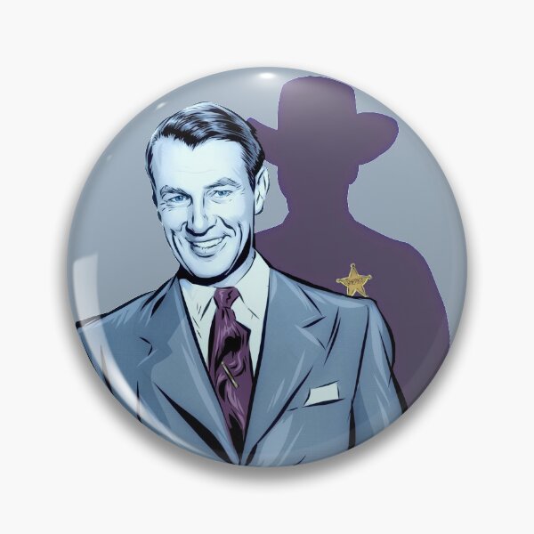 Item preview, Gary Cooper - An illustration by Paul Cemmick designed and sold by TIGERDAVER.