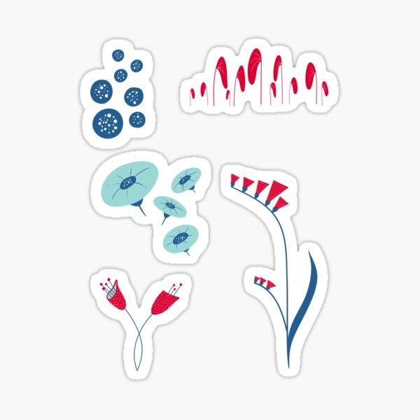White Twirl Sticker