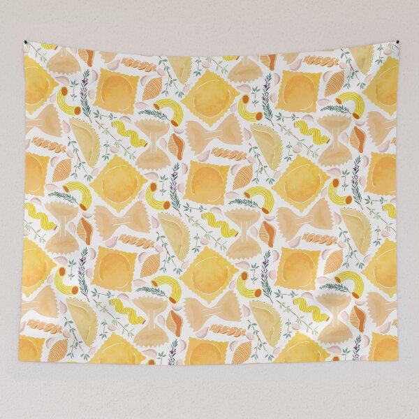 Item preview, Pasta Pattern on White designed and sold by Tangerine-Tane.