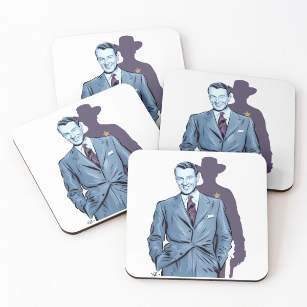 Item preview, Gary Cooper - An illustration by Paul Cemmick designed and sold by TIGERDAVER.