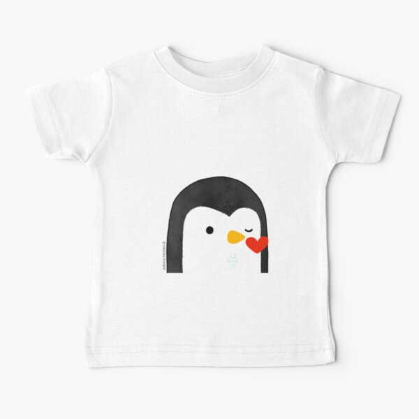 Penguin Kiss Emoji Baby T-Shirt