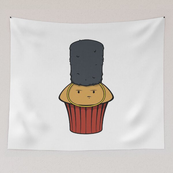 Item preview, Funny Clever English Muffin Pun print Queens Guard designed and sold by jakehughes2015.