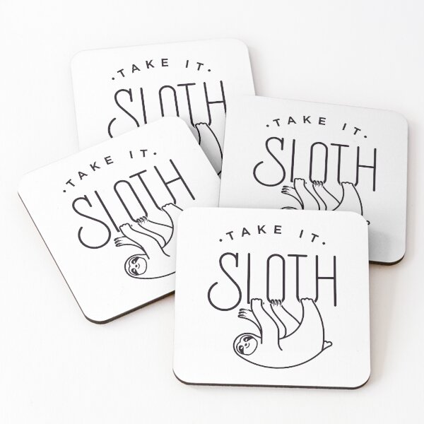Item preview, Take It Sloth Funny Sloth Pun Tank Top designed and sold by jakehughes2015.