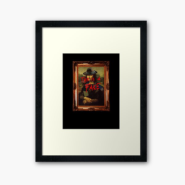 This is a Fake Framed Art Print