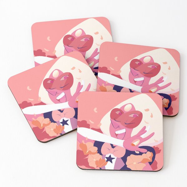 Pastel Sardonyx portrait Coasters (Set of 4)