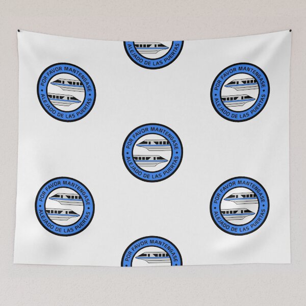 Item preview, MonorailPorFavorBlueCircle designed and sold by WDWretro.