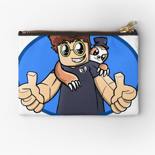 Ldshadowlady Minecraft Zipper Pouches Redbubble - pat and jen roblox water park tycoon