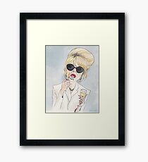 Patsy Stone of Absolutely Fabulous / Ab Fab Framed Print
