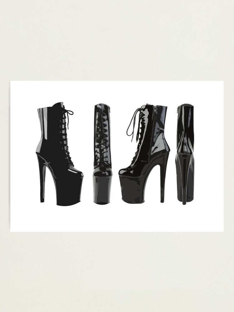 Pleaser boot heels