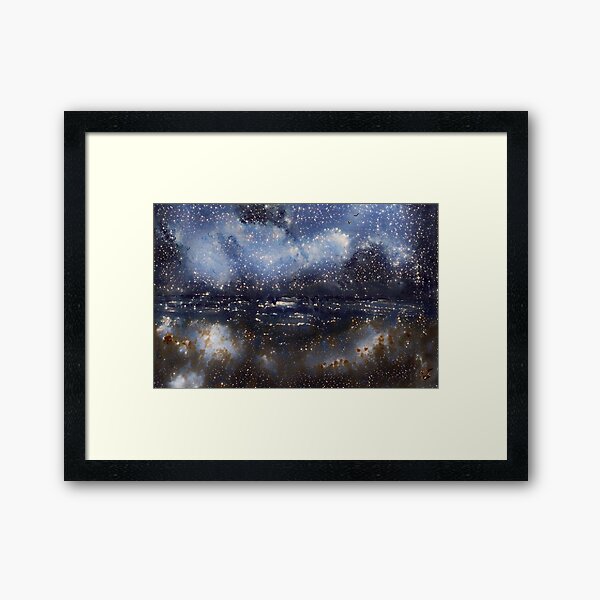 Holiday Dreaming 16 designed and created by (c) Janet Watson Art Framed Art Print