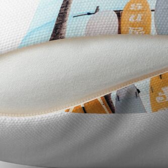 Alternate view of Choose Your Surfboard Throw Pillow