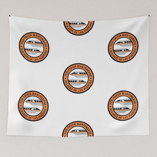 Item preview, MonorailPorFavorOrangeCircle designed and sold by WDWretro.
