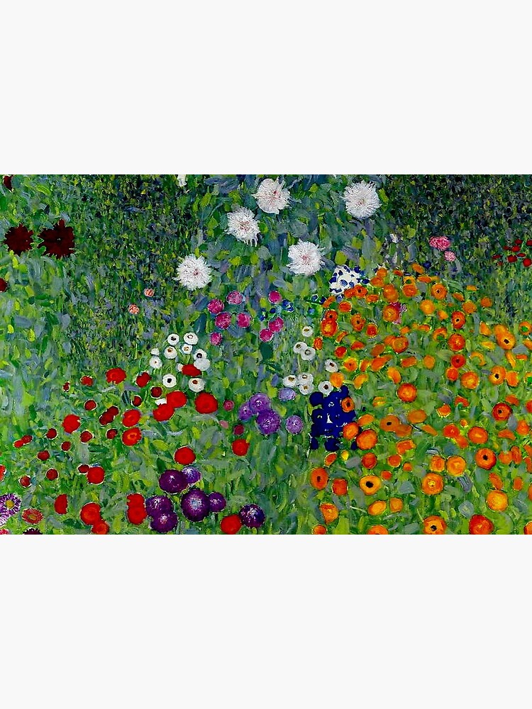 GUSTAV KLIMT : Vintage 1918 Bauerngarten Flower Garden Print