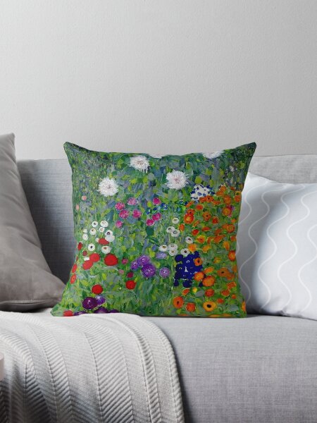 Item preview, GUSTAV KLIMT : Vintage 1918 Bauerngarten Flower Garden Print designed and sold by posterbobs.