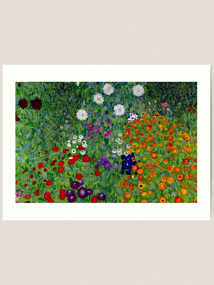 Gustav Klimt Bauerngarten Flower Garden Fine Art buy Poster