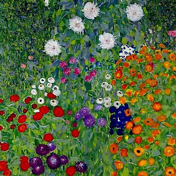 Gustav Klimt hot Bauerngarten Flower Garden Fine Art Poster