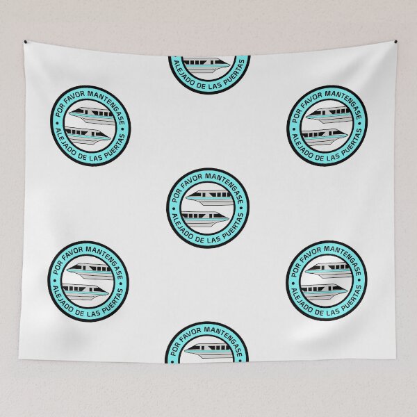 Item preview, MonorailPorFavorTealCircle designed and sold by WDWretro.