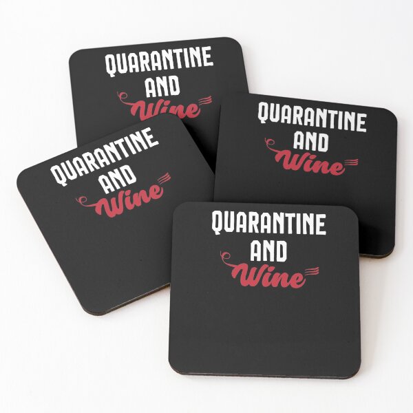 Item preview, Quarantine And Wine | Quarantined Shirt | Birthday Quarantine | Funny Quarantine Shirt designed and sold by Noussairox.