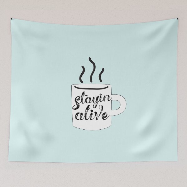 Item preview, Stayin Alive Mug designed and sold by saamcmrn.