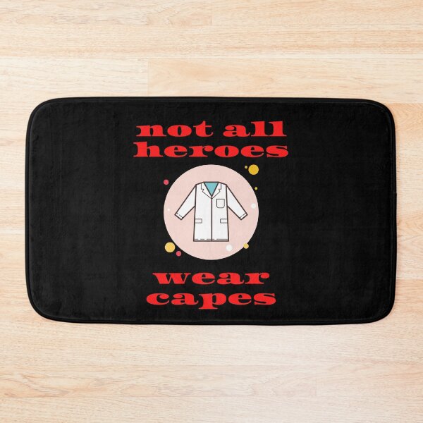 Item preview, NOT ALL HEROES WEAR CAPES lab coat  Microbiology designed and sold by Hippiesole.