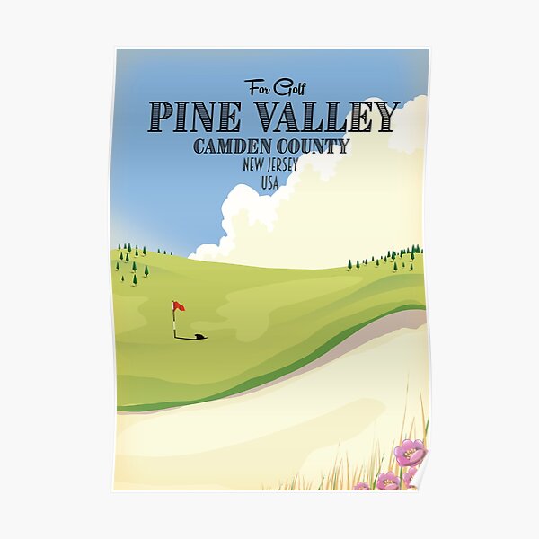Pine Valley Camden County New Jersey USA Golf Poster