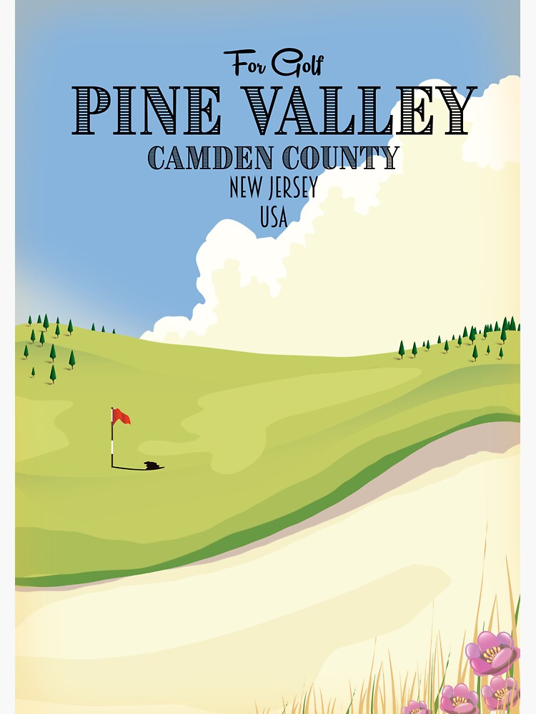 Pine Valley Camden County New Jersey USA Golf by vectorwebstore