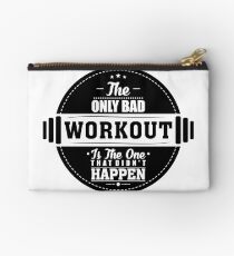 Bad Workout Gym Fitness Quote Studio Pouch