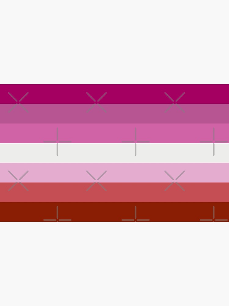 Lesbian Pride Flag Poster For Sale By Skr0201 Redbubble