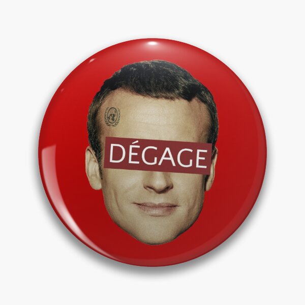 Item preview, Macron Dégage - couleur rouge c20000 designed and sold by Clandestocracy.